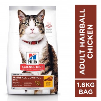 Hill's Science Diet Adult 7+ Hairball Control 1.6kg