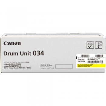 Canon MF810Cdn Yellow Drum Toner 034