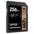 Lexar 667X Professional 256GB U3 V30  SDXCâ„¢ UHS-I Memory Cards (up to 100MB/s read, Write 90MB/s)