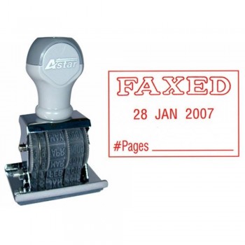 ASTAR Date and Faxed Stamp D-4F